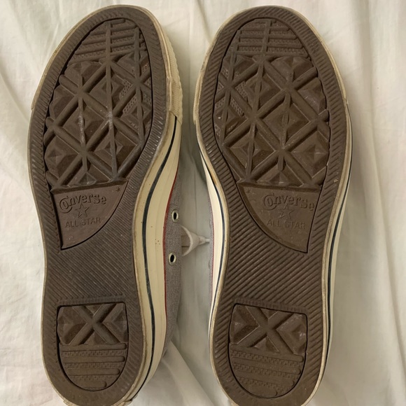 Converse - Low Top Sneakers Gray Colour - Picture 8 of 10